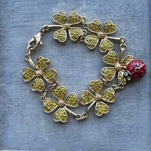 Oscar de la Renta ladybug bracelet